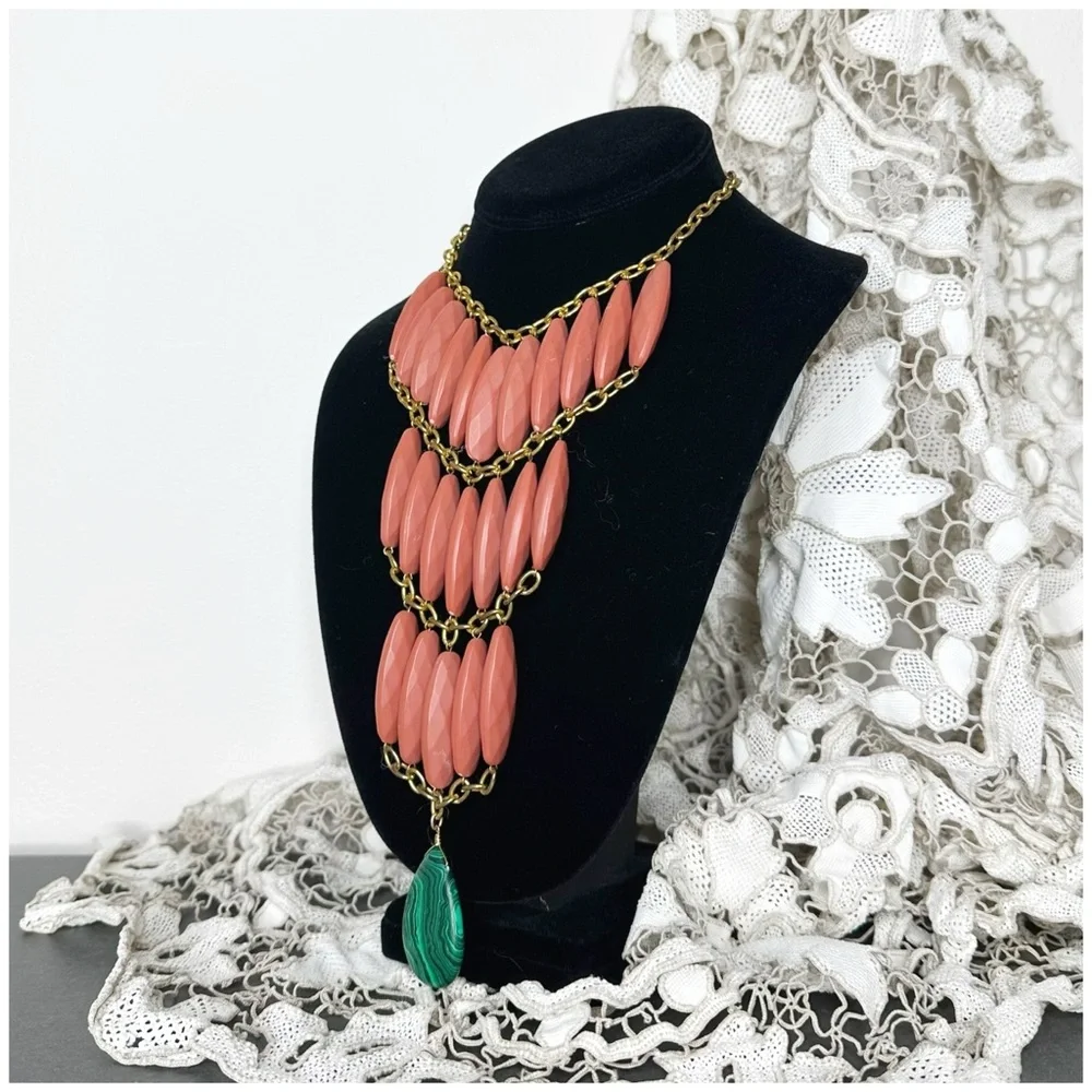 Anthro “Almond Tiers Necklace” by David Aubrey - Picture 2 of 8